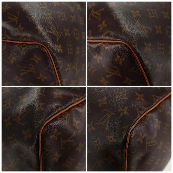LOUIS VUITTON Monogram Keepall 55 Boston Bag M41424 LV Auth 144559V - Picture 14 of 16